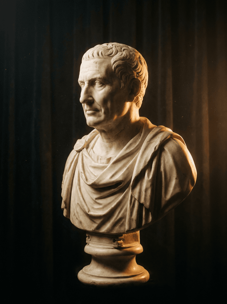 Classical marble bust